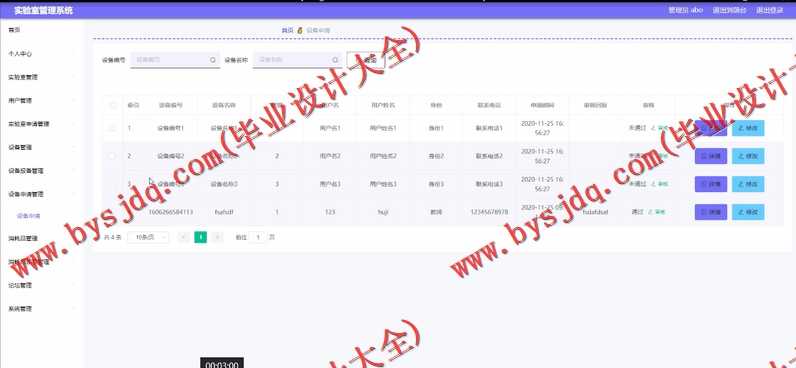 基于SpringBoot+SSM的实验室管理系统的设计与实现
