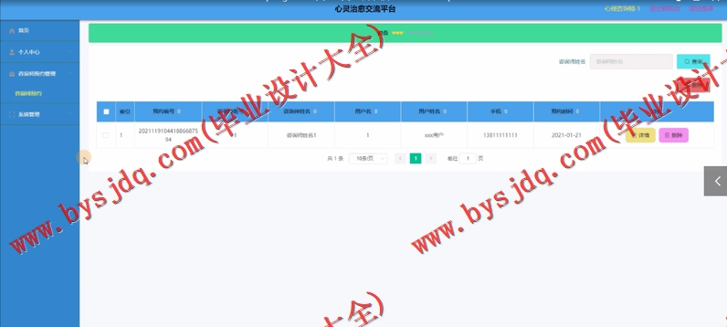基于SpringBoot+SSM的心灵治愈交流平台的设计与实现