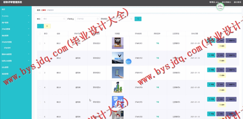 基于SpringBoot+SSM的职称评审管理系统的设计的设计与实现