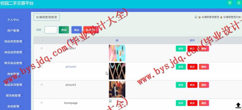 基于SSM的校园二手交易平台的设计与实现