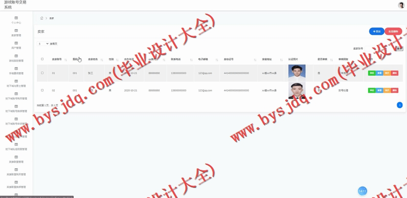 基于SSM的游戏账号交易系统的设计与实现