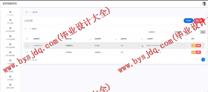 基于SSM的药品购物网站的设计与实现
