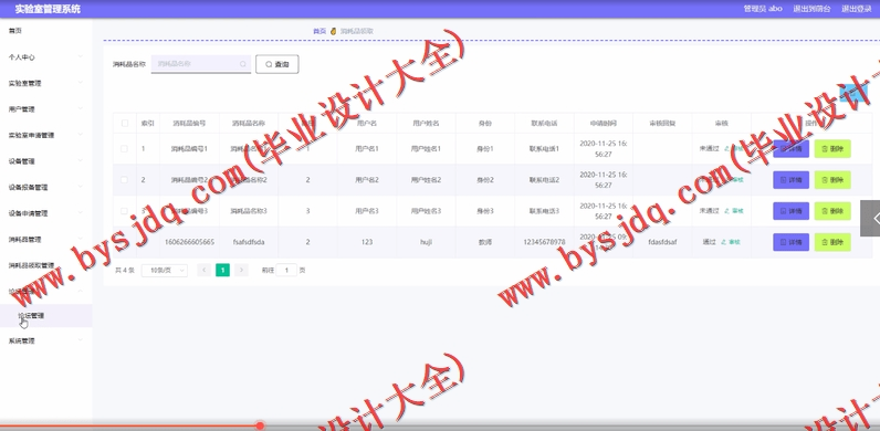基于SpringBoot+SSM的实验室管理系统的设计与实现