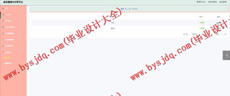 基于SpringBoot+SSM的音乐翻唱与分享平台的设计与实现