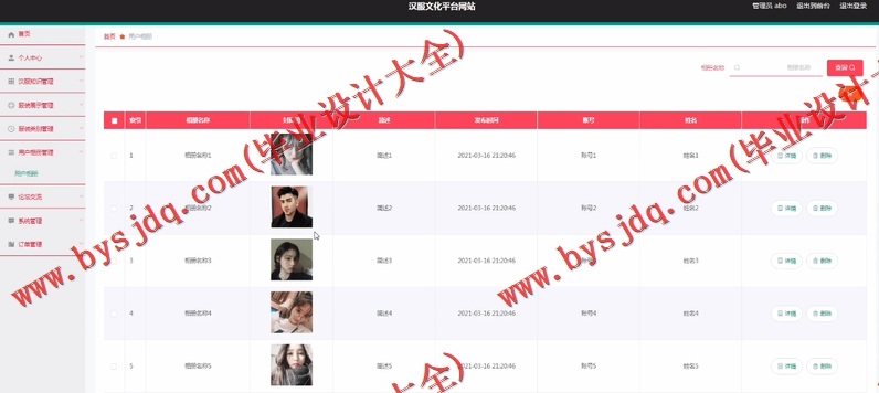 基于SpringBoot+SSM的中国汉服设计网的设计与实现