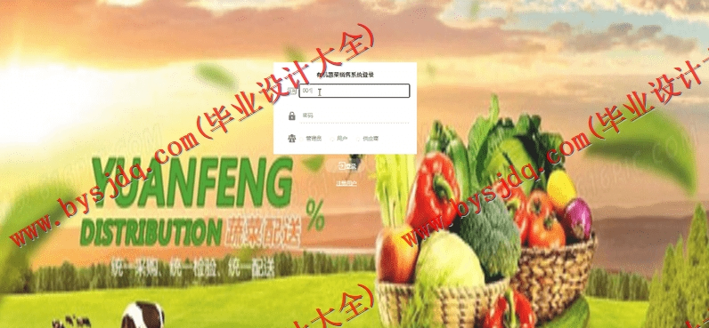 基于Vue的有机蔬菜销售网站的设计与实现