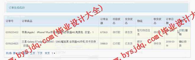 N064基于JSp的网上手机商城的设计与实现