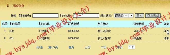 468基于JSp的电影票在线购票系统的设计与实现