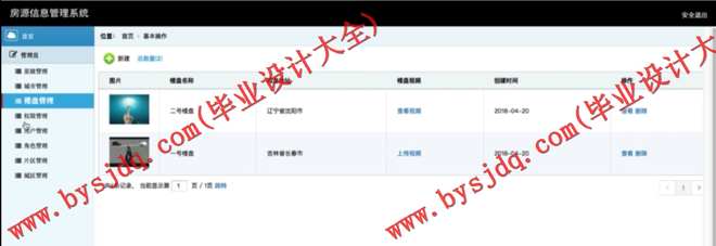 N074基于SSM 房源信息管理系统的设计与实现