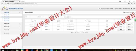 N083基于SSM框架的家庭理财系统的设计与实现
