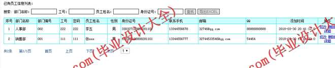 N093基于JSP的OA智能办公系统的设计与实现