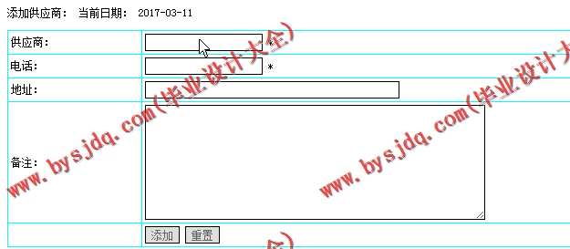 N009基于PHP的商店仓库管理系统的设计与实现