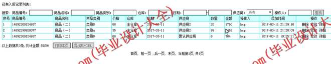 N009基于PHP的商店仓库管理系统的设计与实现