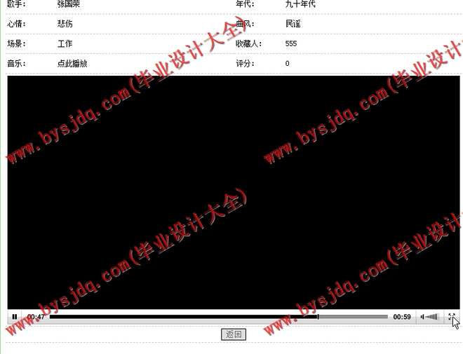 N024基于PHP的在线音乐播放器的设计与实现