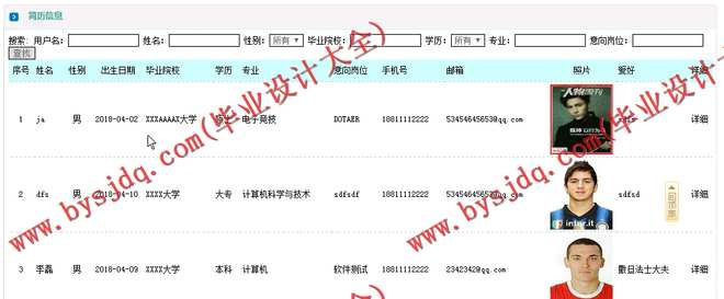N148基于JSP的招聘网站的设计与实现