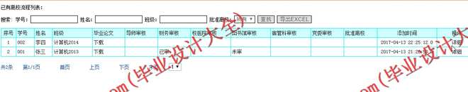 N161基于JSP的毕业生离校管理系统的设计与实现