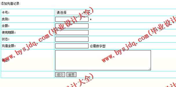 N173基于JSP的高校校园一卡通系统的设计与实现