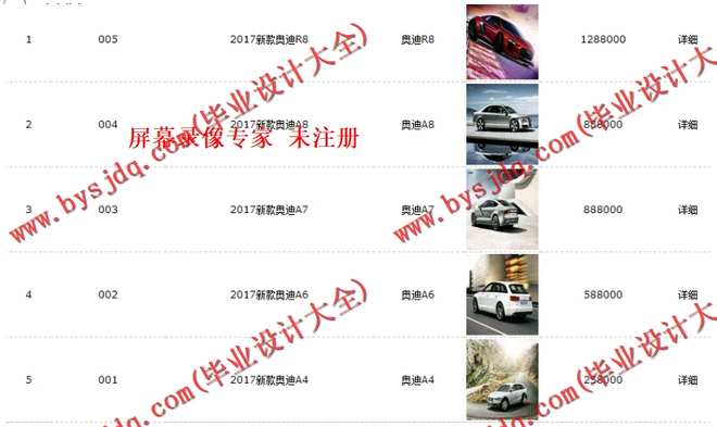 N054基于ASP.NET的汽车网站的设计实现