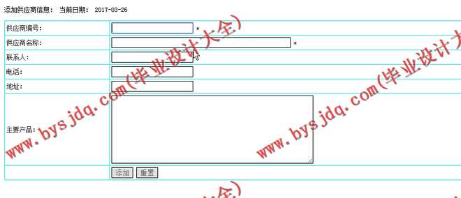 N036基于PHP的超市管理系统的设计与实现