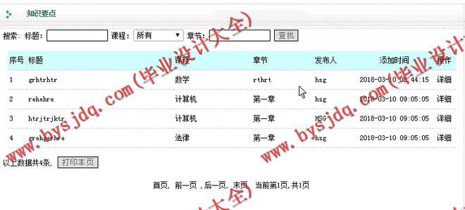 N046基于PHP的计算机文化基础网络教学平台的设计与实现