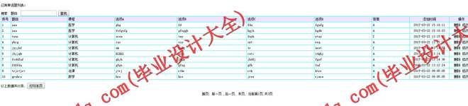 N057基于PHP的网络考试系统的设计与实现
