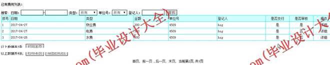 N059基于PHP的小区物业管理系统的设计与实现