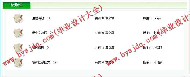 N070基于PHP的在线论坛的设计与实现