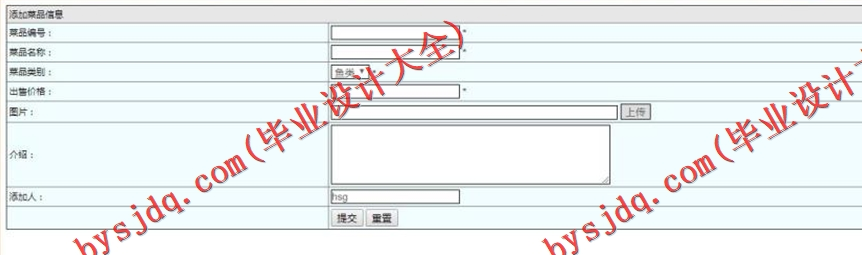 基于SSM的订餐管理系统的设计与实现