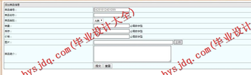 基于SSM的美味厨房点餐系统的设计与实现