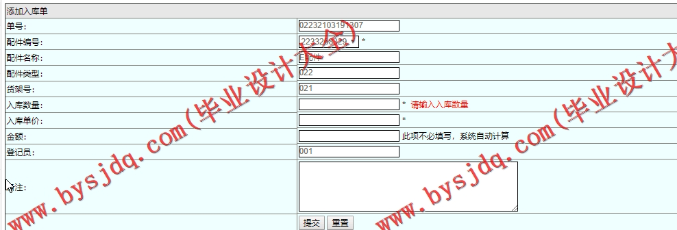 基于SSM的汽车配件管理系统的设计与实现