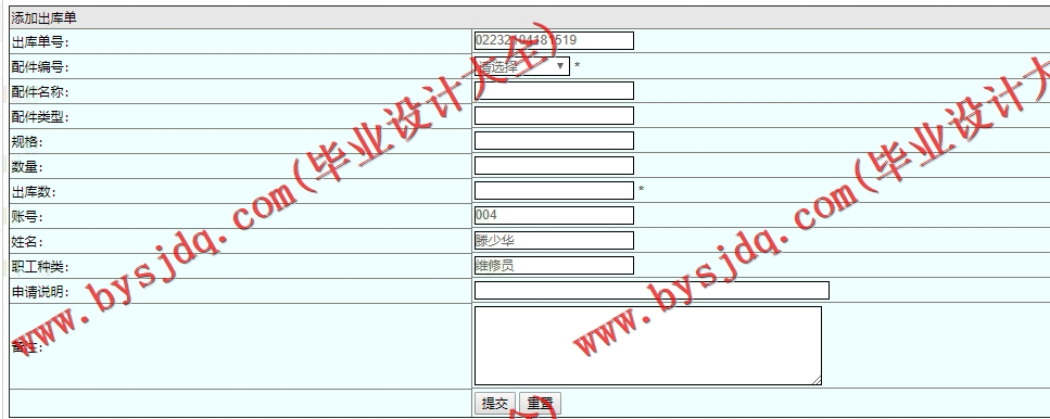 基于SSM的汽车配件管理系统的设计与实现