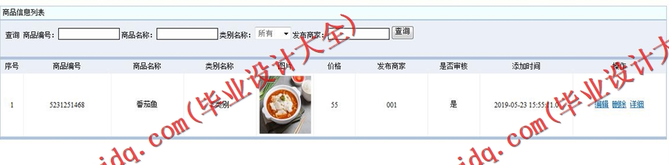基于SSM的网上外卖商城的设计与实现