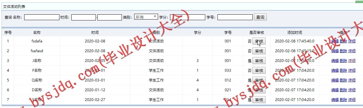 基于SSM的大学生第二课堂成绩单系统的设计与实现