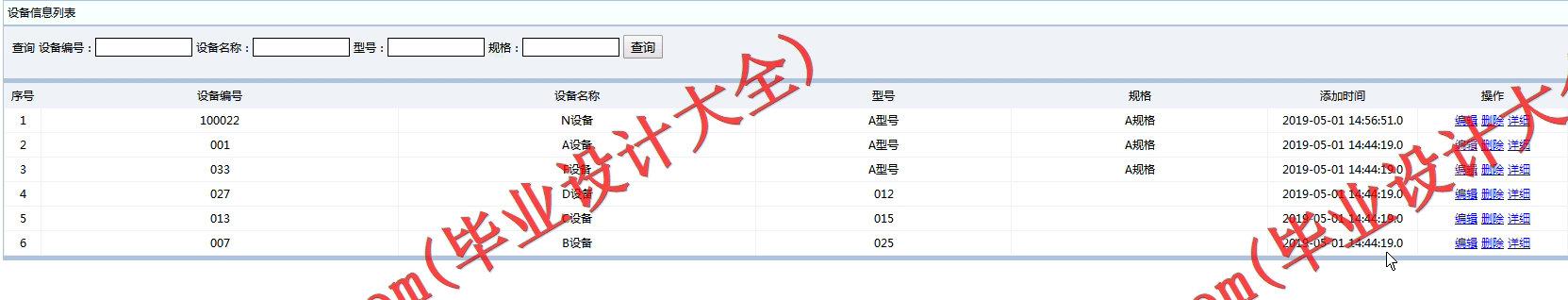 基于SSM的实验室设备管理系统的设计与实现