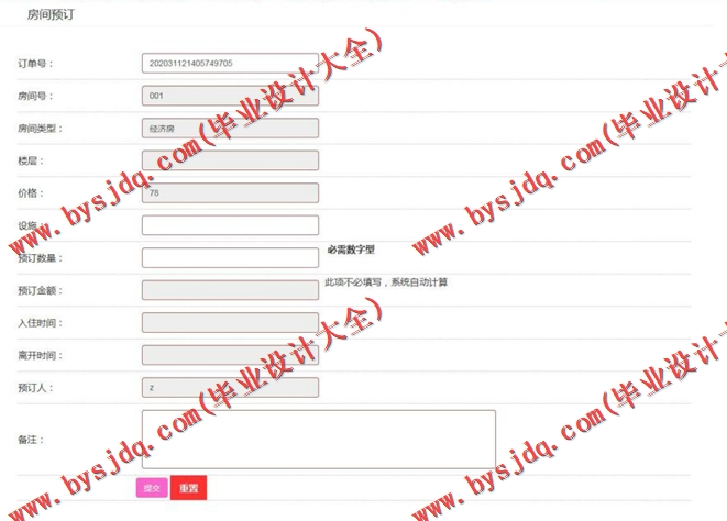 基于SSM的主题酒店系统的设计与实现